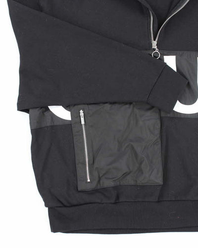 Vintage 2000's Hugo Boss Spell Out Quarter Zip Sweatshirt - M