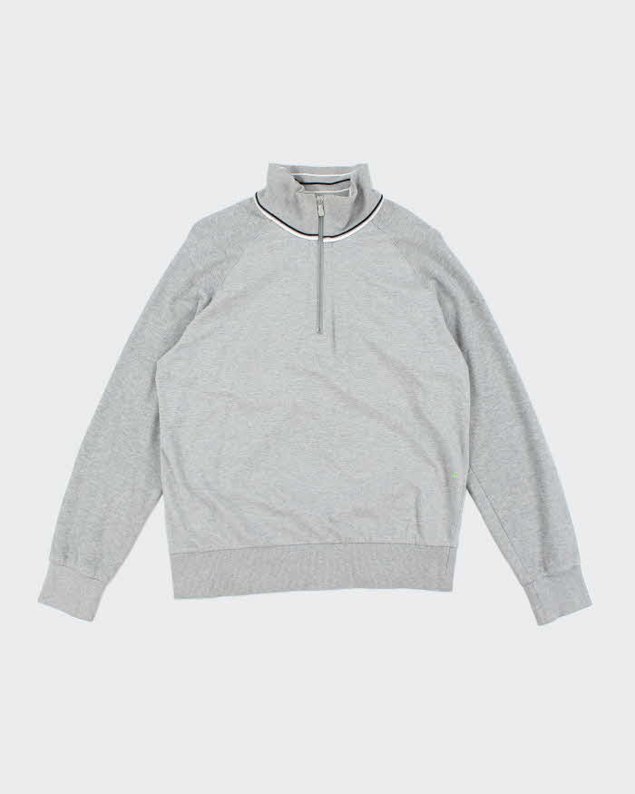 Vintage Hugo Boss Quarter Zip Sweatshirt - M