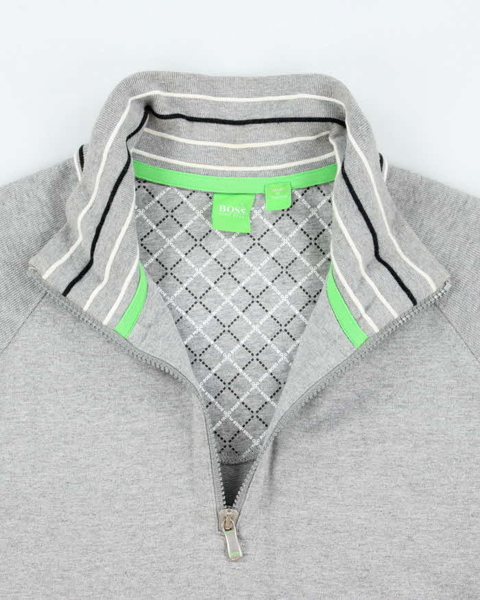 Vintage Hugo Boss Quarter Zip Sweatshirt - M