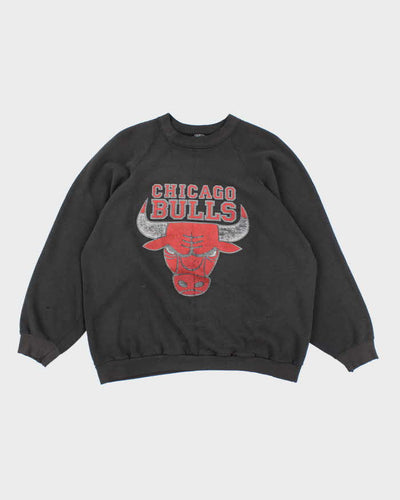 Vintage 80's Chicago Bulls NBA Graphic Sweatshirt - L