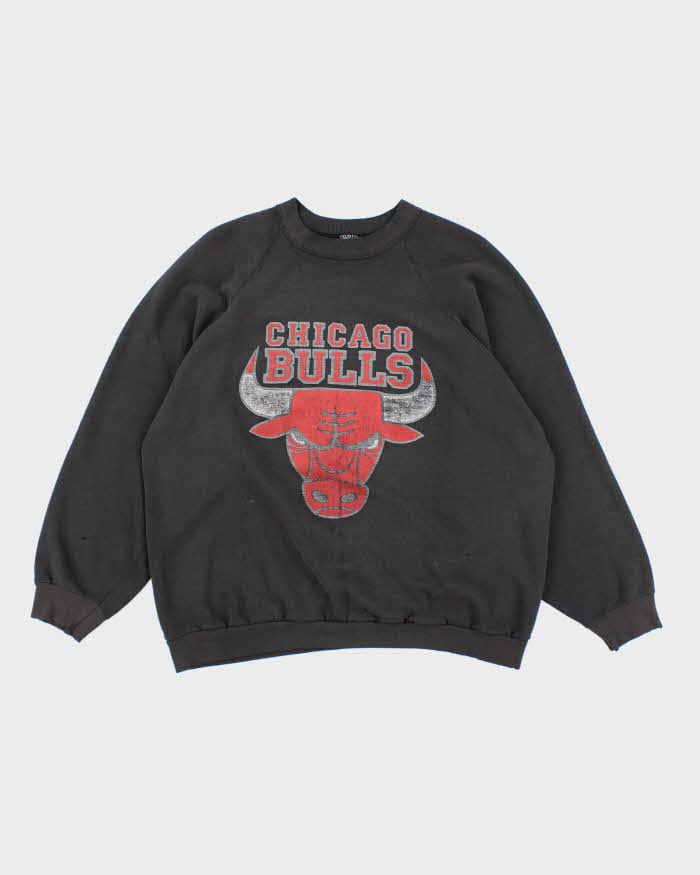 Vintage 80's Chicago Bulls NBA Graphic Sweatshirt - L