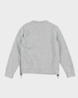 Vintage 2000's Emporio Armani Side Zip Embroidered Logo Sweatshirt - S