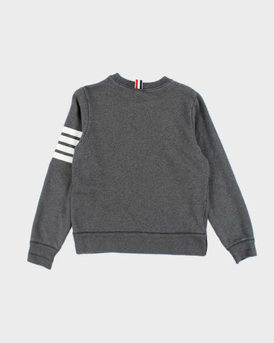 Vintage 2000's Thom Browne Four Striped Sleeve Sweatshirt - L