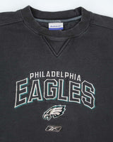 Vintage Y2K Reebok Philadelphia Eagles NFL Embroidered Sweatshirt - XL