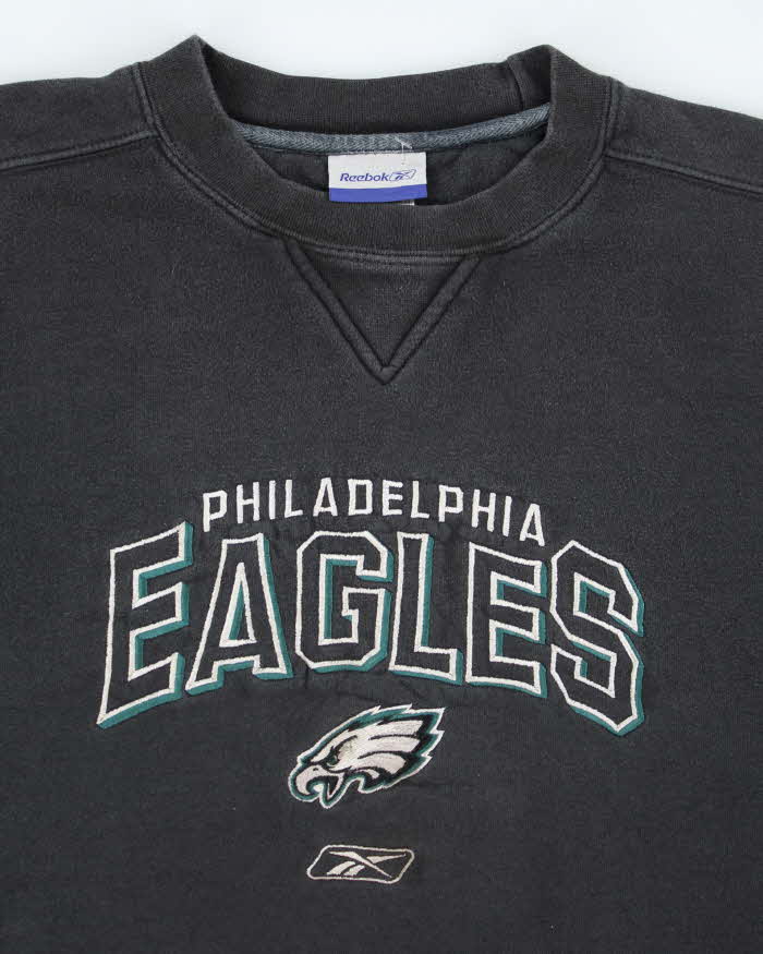 Vintage Y2K Reebok Philadelphia Eagles NFL Embroidered Sweatshirt - XL
