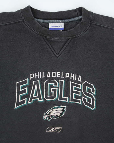Vintage Y2K Reebok Philadelphia Eagles NFL Embroidered Sweatshirt - XL