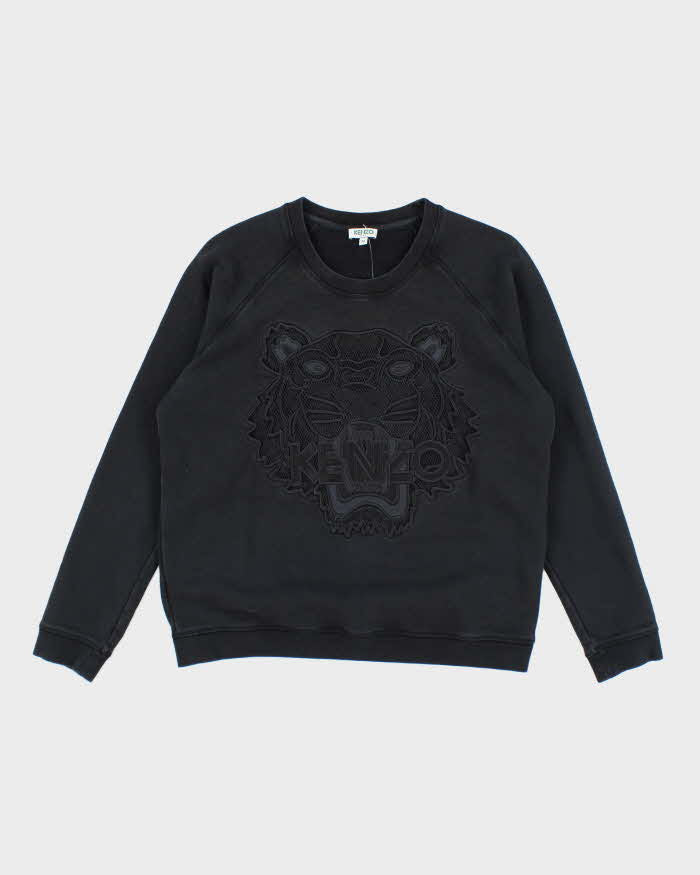 Vintage 2000's Kenzo Embroidered Tiger Sweatshirt - M