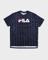 Vintage 2000's Fila Striped Shortsleeve Sweatshirt - S