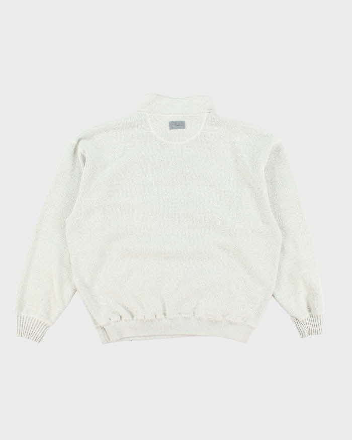 Vintage 2000's US Open Embroidered Logo Quarter Button Sweatshirt - XL
