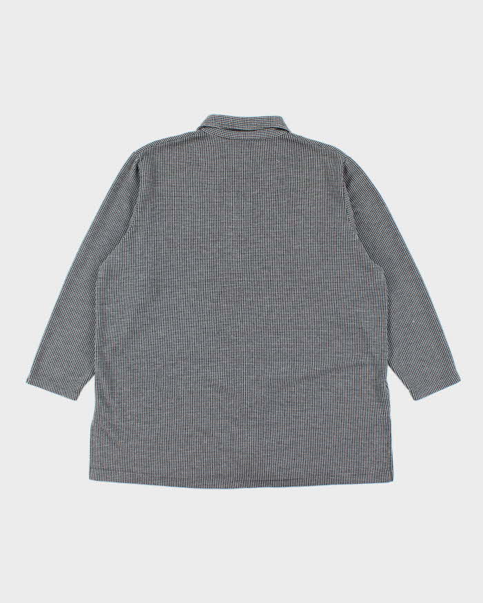 Vintage Y2K Cotton Ginny Lightweight Collar Zip Up Hoodie - S