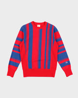 Vintage 00s Champion Reverse Weave Striped Sweatshirt - XS