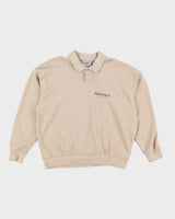Vintage Essentials First Season Quarter Button Sweatshirt - L