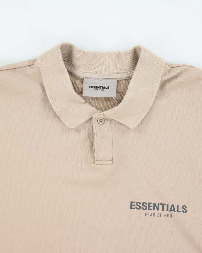 First Shop Essentials Uk Vintage Essentials First Season Quarter Button Sweatshirt - L – Rokit