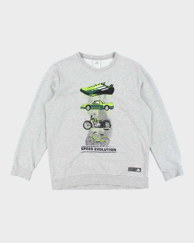 Vintage Adidas Predator Football Graphic Sweatshirt - XL