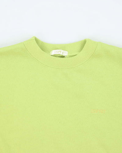 Vintage 2000's Esprit Embroidered Logo Sweatshirt - M
