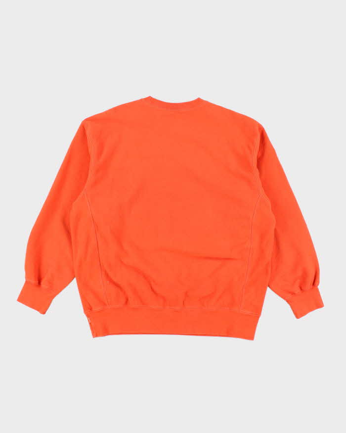 Vintage Supreme New York Heavyweight Textured Logo Sweatshirt - L