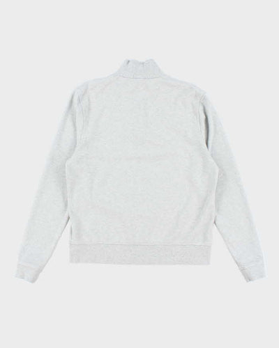 Vintage Burberry Brit Small Embroidered Logo Quarter Zip Sweatshirt - L
