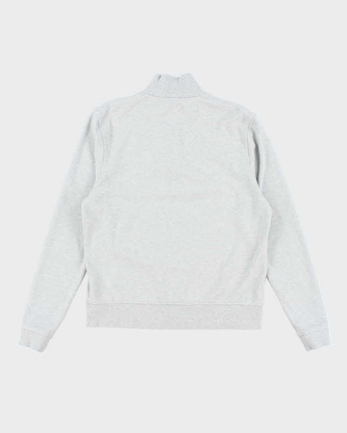 Vintage Burberry Brit Small Embroidered Logo Quarter Zip Sweatshirt - L
