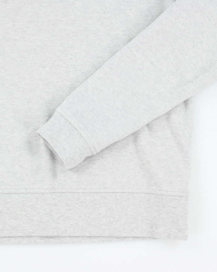 Vintage Burberry Brit Small Embroidered Logo Quarter Zip Sweatshirt - L