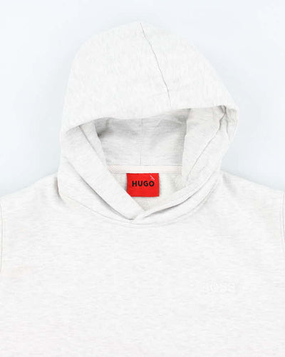 Vintage Hugo Boss Heavyweight Oversized Small Logo Hoodie - L