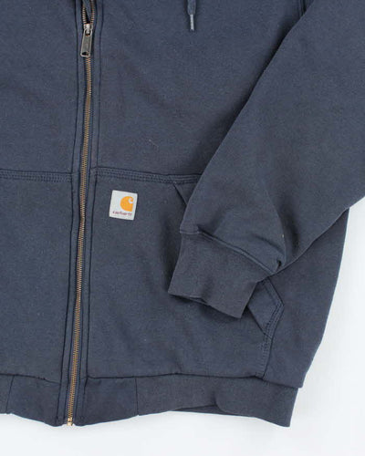 Vintage Carhartt Heavyweight Lined Zip Up Hoodie - L