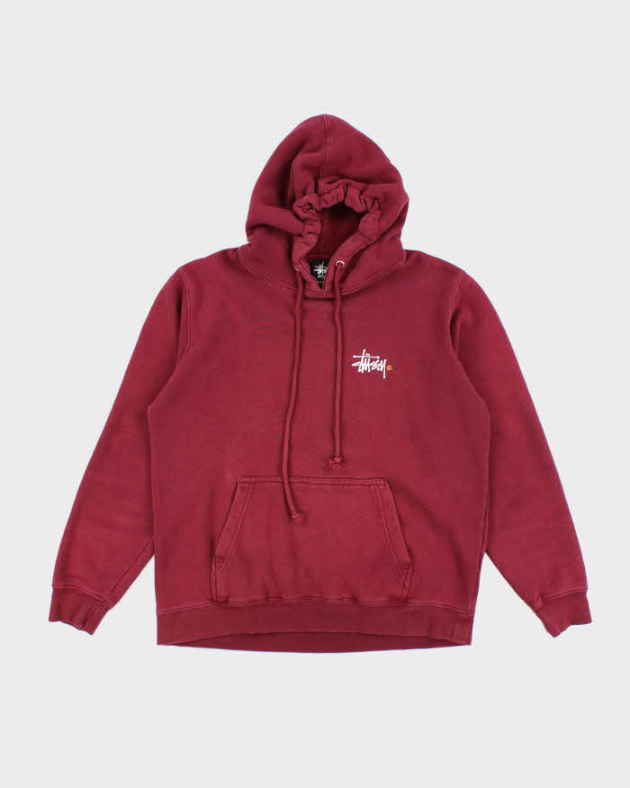 Vintage 2000's Stussy Small Logo Hoodie - M
