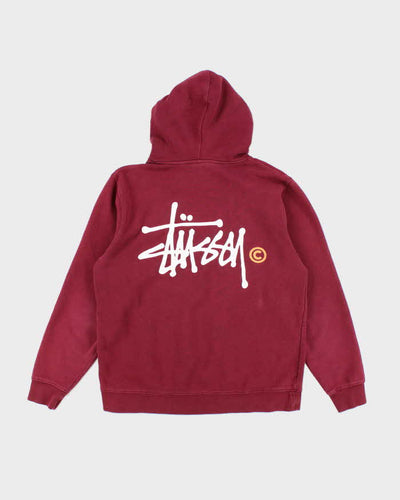 Vintage 2000's Stussy Small Logo Hoodie - M