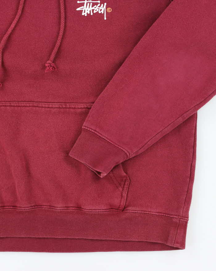 Vintage 2000's Stussy Small Logo Hoodie - M