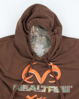 Vintage Y2K Real Tree Extra Spell Out Hoodie - M