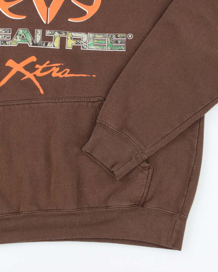 Vintage Y2K Real Tree Extra Spell Out Hoodie - M