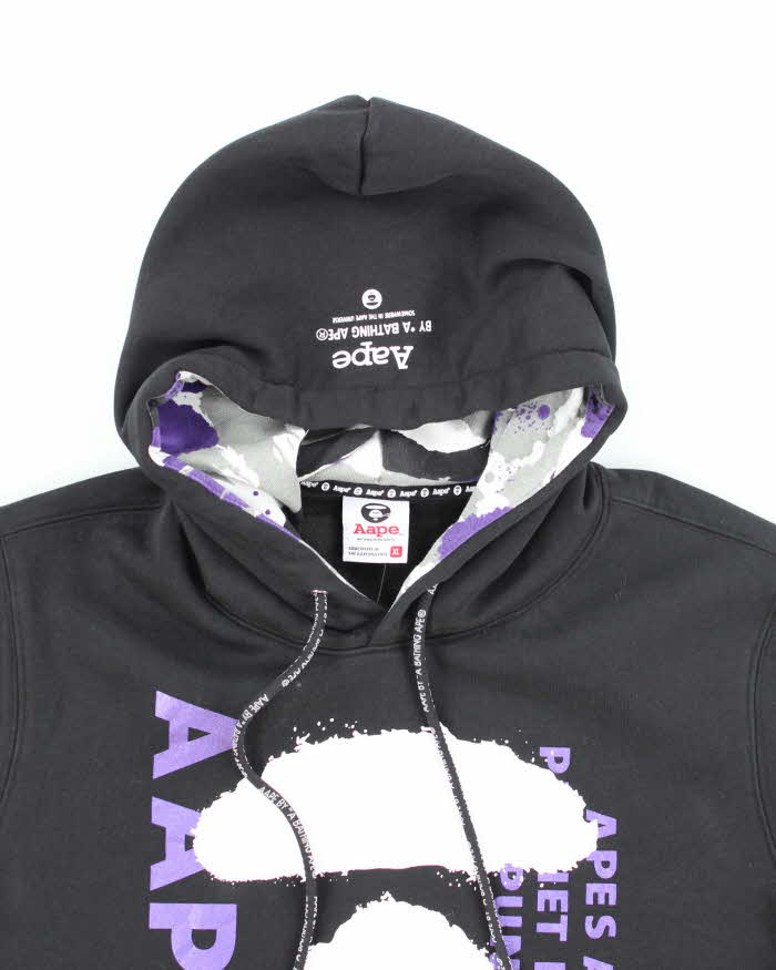 Vintage 2000's Aape by Bape Fleece Lined Hoodie - XL