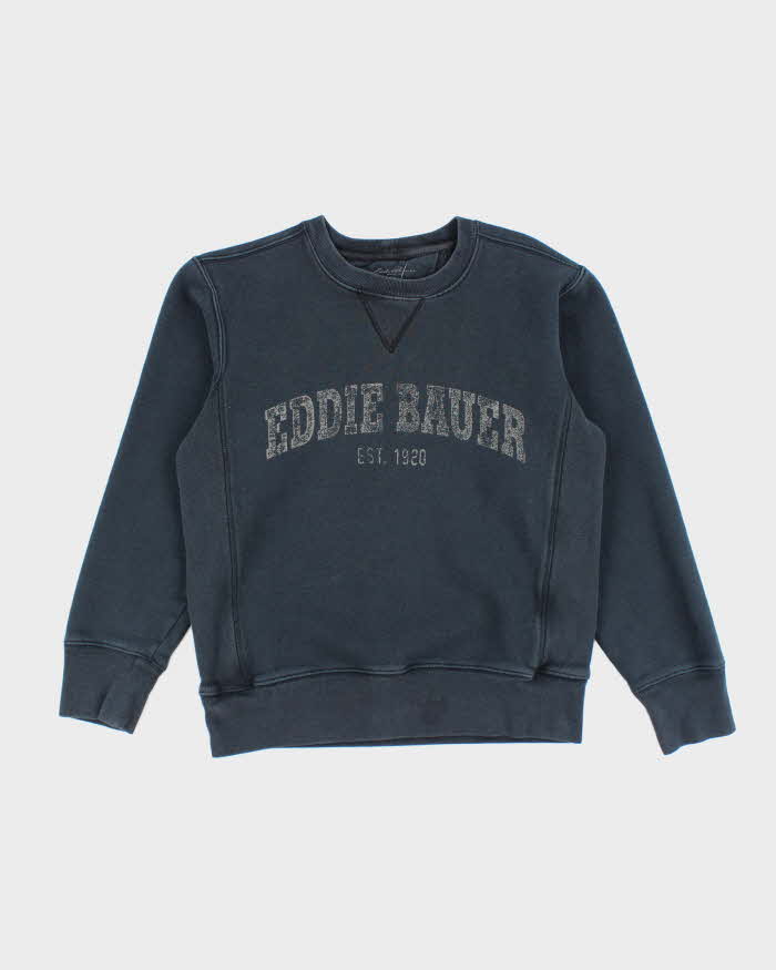 Vintage 2000's Eddie Bauer Spell Out Heavyweight Sweatshirt - S