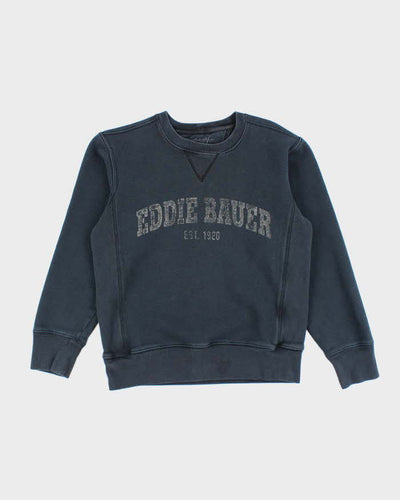 Vintage 2000's Eddie Bauer Spell Out Heavyweight Sweatshirt - S