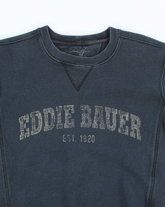Vintage 2000's Eddie Bauer Spell Out Heavyweight Sweatshirt - S