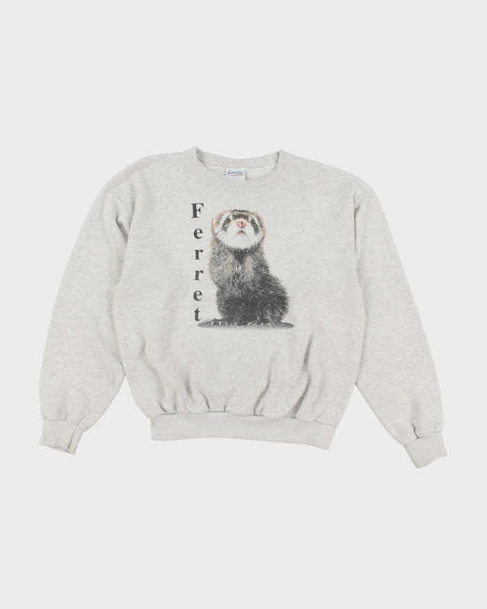 Vintage 90's Ferret Big Graphic Sweatshirt - M