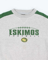 Vintage Y2K Puma Edmonton Elks Canadian Football Sweatshirt - M
