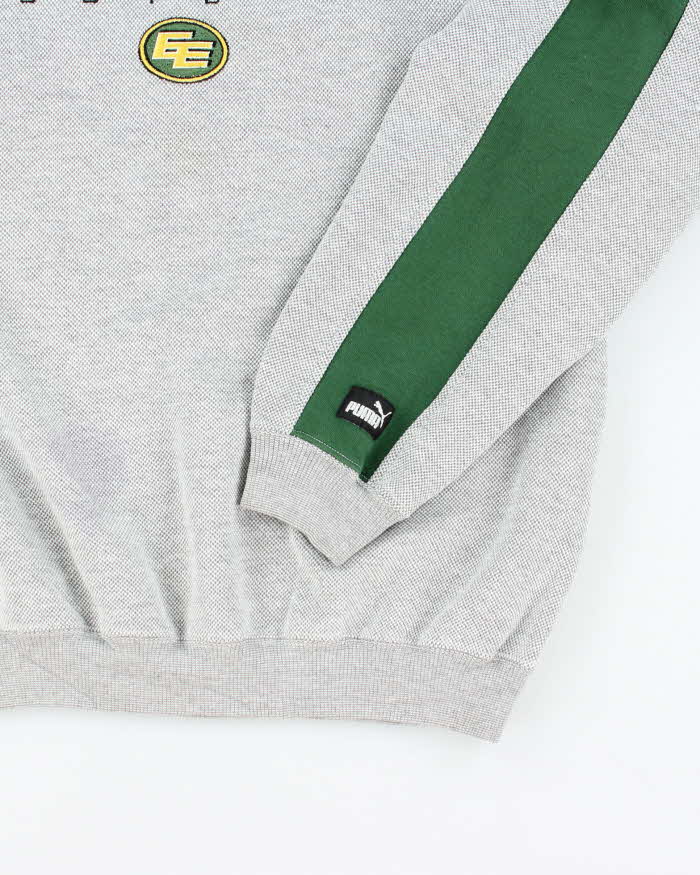 Vintage Y2K Puma Edmonton Elks Canadian Football Sweatshirt - M