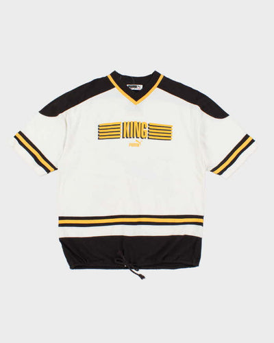 Vintage 90's Puma King Short Sleeve Centre Logo Sweatshirt - M