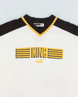 Vintage 90's Puma King Short Sleeve Centre Logo Sweatshirt - M