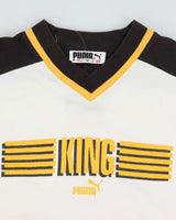 Vintage 90's Puma King Short Sleeve Centre Logo Sweatshirt - M