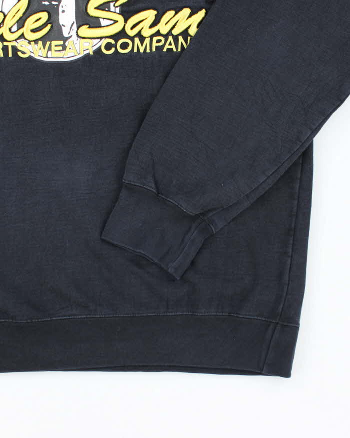 Vintage Y2K Uncle Sam Embroidered Graphic Sweatshirt - L