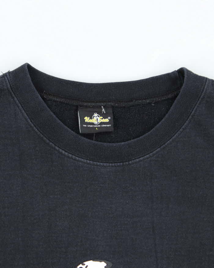 Vintage Y2K Uncle Sam Embroidered Graphic Sweatshirt - L