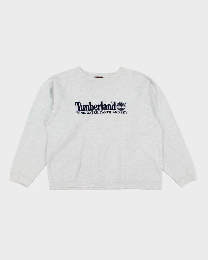 Vintage Y2K Timberland Weather Gear Embroidered Sweatshirt - L