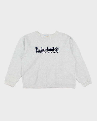 Vintage Y2K Timberland Weather Gear Embroidered Sweatshirt - L