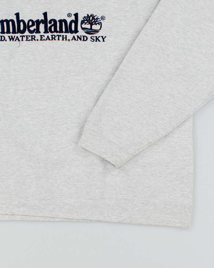 Vintage Y2K Timberland Weather Gear Embroidered Sweatshirt - L