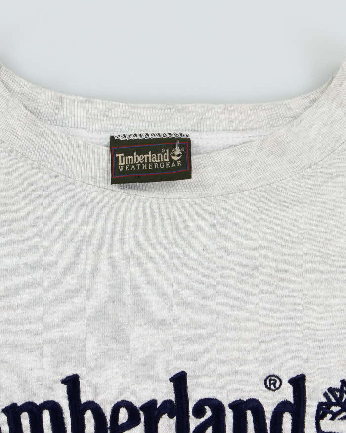 Vintage Y2K Timberland Weather Gear Embroidered Sweatshirt - L