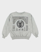 Vintage 90's Madrid University Graphic Print Sweatshirt - M