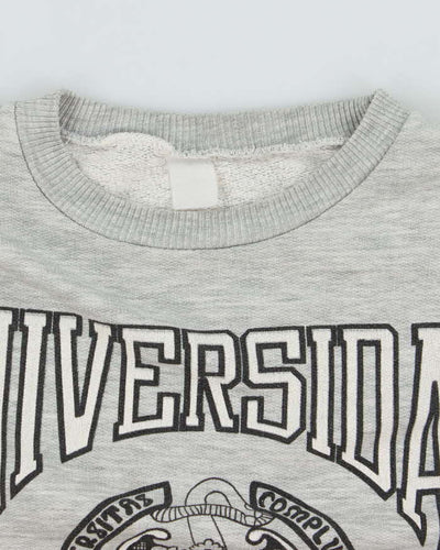 Vintage 90's Madrid University Graphic Print Sweatshirt - M