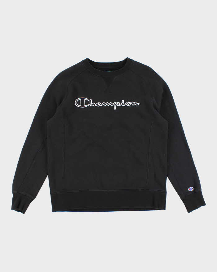 Vintage Y2K Champion Spell Out Logo Sweatshirt - S