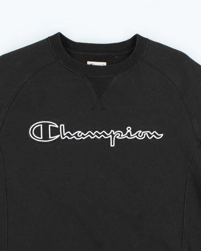 Vintage Y2K Champion Spell Out Logo Sweatshirt - S